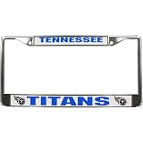 Tennessee Titans Chrome License Plate Frame
