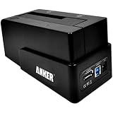 Anker&reg; USB 3.0 & eSATA to SATA External Hard Drive Docking Station for 2.5 or 3.5in HDD, SSD [4TB Support]