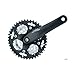 Shimano FC-M410 Alivio 7/8sp crankset, JIS-104x175mm black