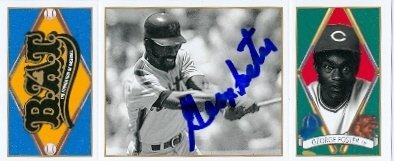 George Foster Autographed/Hand Signed Baseball Card (1993 Upper Deck BAT) New York Mets Reds