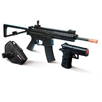 Crosman Ready To Play AirSoft Kit (2 Guns, Holsters, BBs and Speedloader)