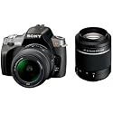 Sony Alpha A380Y 14.2 MP Digital SLR Camera with  Super SteadyShot INSIDE Image Stabilization and 18-55mm and 55-200mm Lenses
