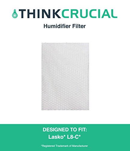 Lasko L8-C Humidifier Filter Fits Lasko Natural Cascade 1128 & 1129, Designed & Engineered by Crucial Air