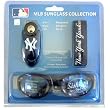 New York Yankees Sunglasses Tripack (glasses/clip/strap) - MLB Baseball Fan Shop Sports Team Merchandise