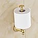Rozin Gold Color Upright Style Toilet Paper Holder Wall Mounted