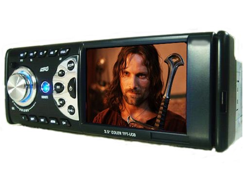 3.5-Inch TFT LCD In-Dash DVD/AM/FM/MP3/MP4/DIVX Player