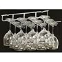 Under Cabinet Stemware Rack (Platinum) (1.25"H 14.5"W x 11"D)