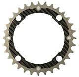 CarbonTi チェーンリング 104mm ミドル チタン/カーボン 32Tの画像