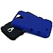 Galaxy S4 Case, MagicMobile Hybrid Impact Shockproof Cover Hard Armor Shell and Soft Silicone Skin Layer [ Dark Blue - Black ] with Screen Protector and Stylus