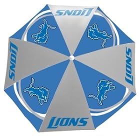  Detroit Lions NFL Beach Umbrella (6 Ft Diameter)