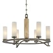 Minka Compositions 6 Lt Chandelier Aged Patina 4466-273