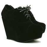 Spy Love Buy Womens Wedge Platform Ankle Lace Ladies Shoe Boots