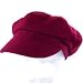 New Wool Newsboy Gatsby Cabbie Driver Beret Hat Berry Medium Large