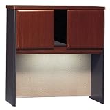 Bush Industries WC94437 36 in. Hutch, 35-5/8 in.x13-7/8 in.x36-1/2 in., Cherry/Galaxy