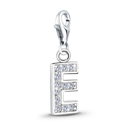 Elli Damen-Charm Glitzer-E 925 Sterlingsilber 04100873 Preisvergleich