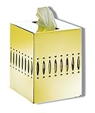 Taymor Polished Brass Tissue Cube