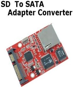 SD SDHC Secure Digital MMC to SATA Adapter Support Windows Mac Linux