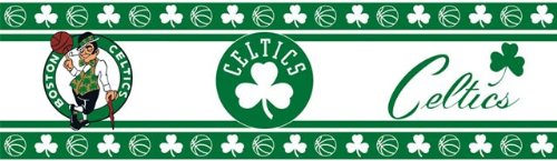 Boston Celtics Kids Wallpaper Border
