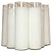 Bella Compras 7 Day Candle Vigil Candle Prayer Candle Novena Vigil Candles Devotional Candles (12 Pack) (Pick Your Color) Holiday Candle Paraffin Wax (White 7 Day Candle 12 Pack Vigil Candle)