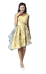 V-neck Asymmetric Lace General Print Cocktail Knee Length Short Chiffon/Satin Evening Dress/Prom Dress/Wedding Party Dress 