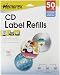 Office Products : Memorex White CD-R Labels (3202-0412, 50-Count)