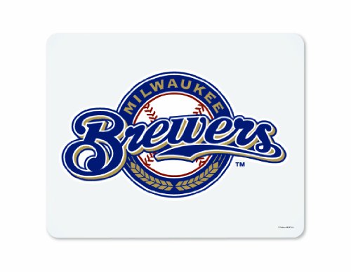 MLB Milwaukee Brewers 19-inches-by-24-inches Logo Deskpad