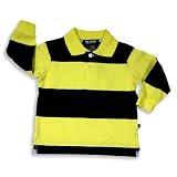E-Land - Boys Long Sleeved Polo Style Top, Blue, White