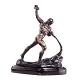IMAGE OF Nude Male Strength of Man Quality Lost Wax Bronze Statue Sculpture Figurine