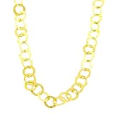 Goldkist 18k Gold Over Silver Round Rolo Necklace