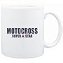 Mug White " SUPER STAR Motocross " Sports