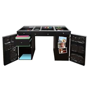 Original Scrapbox Ez View Black Craft Desk (Base 4, Base 1),Scrapbox,MR-5FH2-AATO