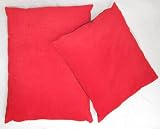 Red Corduroy Pet Dog Cat Bed Bean Bag Cushion 28 x 36