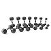 CAP Barbell 5-50 lb. Urethane Hex Dumbbell Set