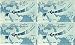 Egypt Collectible Stamps Block of 4 Map of Middle East Issued 1957 MNH