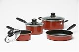 Arcosteel 7 Piece Carbon Steel Non-Stick Cookware Set