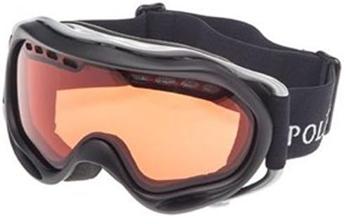 Polar Edge Adults' Antifog Snow Goggles Black/silver