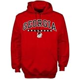 Georgia Bulldogs Red Mascot Hoody Sweatshirt