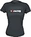 I Heart (Love) Jacob Women's Tee Shirt Large-Black Long Sleeve Babydoll