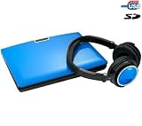 Lenco DVP-936 DVD-Player (23 cm (9 Zoll) Display, Kartenleser, USB 2.0) blau
