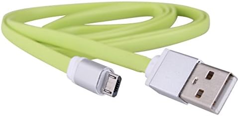 Aosder Micro USB Cable Charger 1m 2m Mobile Phone Battery Charge Wire (green)