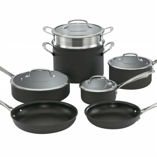 Cuisinart 11pc Dishwasher Safe Hard Anodized Set Cuisinart 11pc Dishwasher Safe Hard Anodized Set