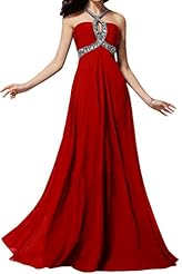 Empire   Waistline Backless Chiffon Evening Dress/Party Dress 