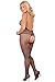Rene Rofe Women's Plus Size Crotchless Crochet Knit Bodystocking