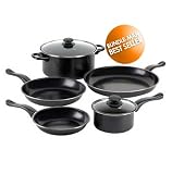 Graphite Nonstick Kitchen Cookware 7 Piece Pot Pans Set
