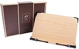 Feel of Nature Eco-Friendly Wood Bookstand (Includes a Bookmark) (13.5 x 9.5 inches)