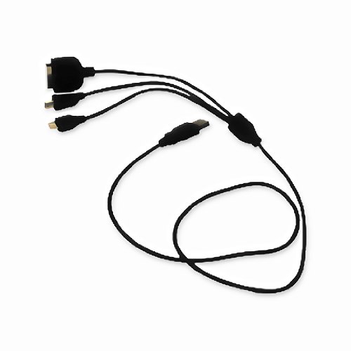 Kfz Ladekabel f&uuml;r Handys (12V/24V) f&uuml;r USB + Micro-USB + Mini-USB + Apple Mobiltelefone. Preisvergleich