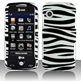Premium - LG GS390/Prime Black/White Zebra Cover - Faceplate - Case - Snap  ....
