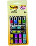 Post-it Flags Value Pack, Assorted Colors, 1/2 in Wide, 8 Dispensers/Pack, 280 Flags Total plus 48 Arrow Flags (683-VAD1)