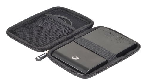 Duronic HDC2 Small Black EVA Case for Portable Hard Drive