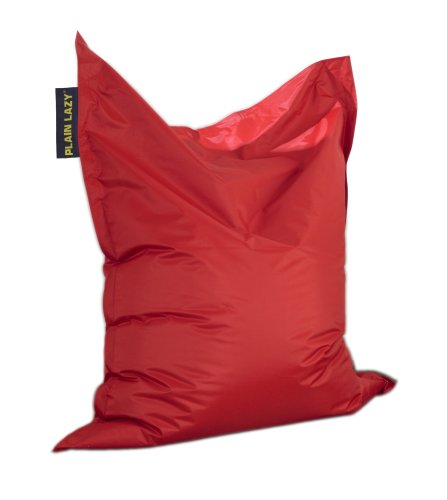 Plain Lazy Indoor / Outdoor Beanbag, Red